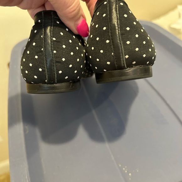Talbots Black Polka Dot Women's Flats - Picture 3 of 5